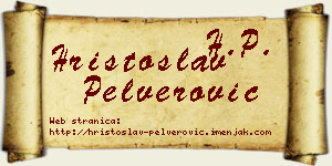 Hristoslav Pelverović vizit kartica